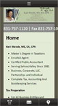 Mobile Screenshot of kariwoodscpa.com